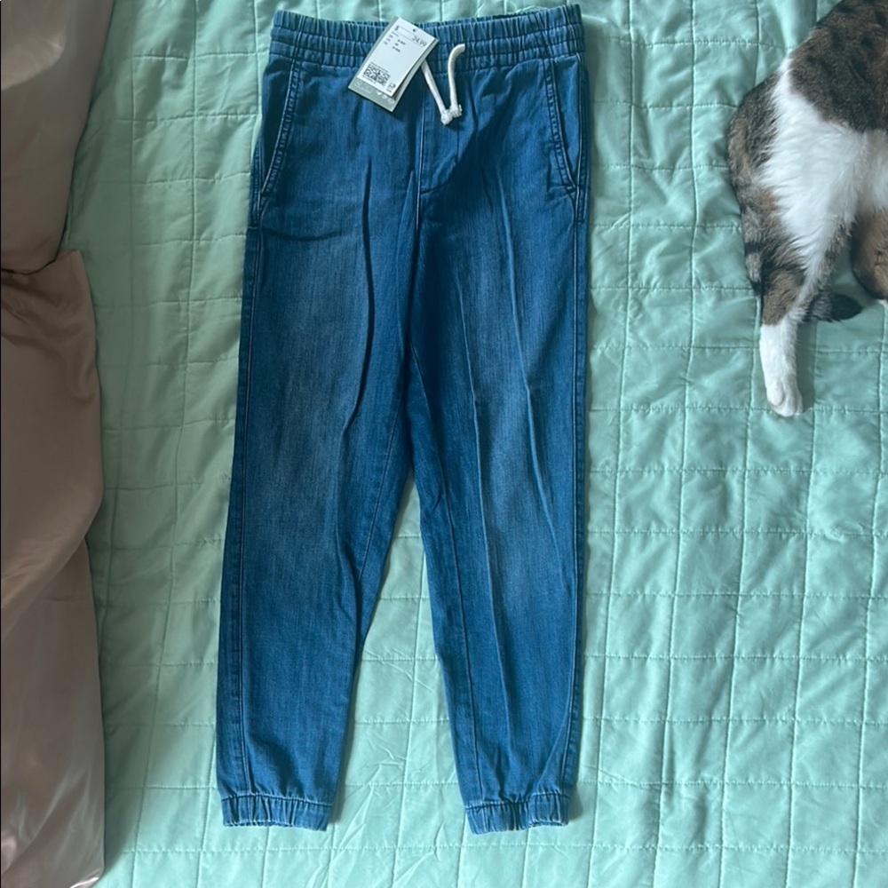 H&M Blue Casual Jogger Pants